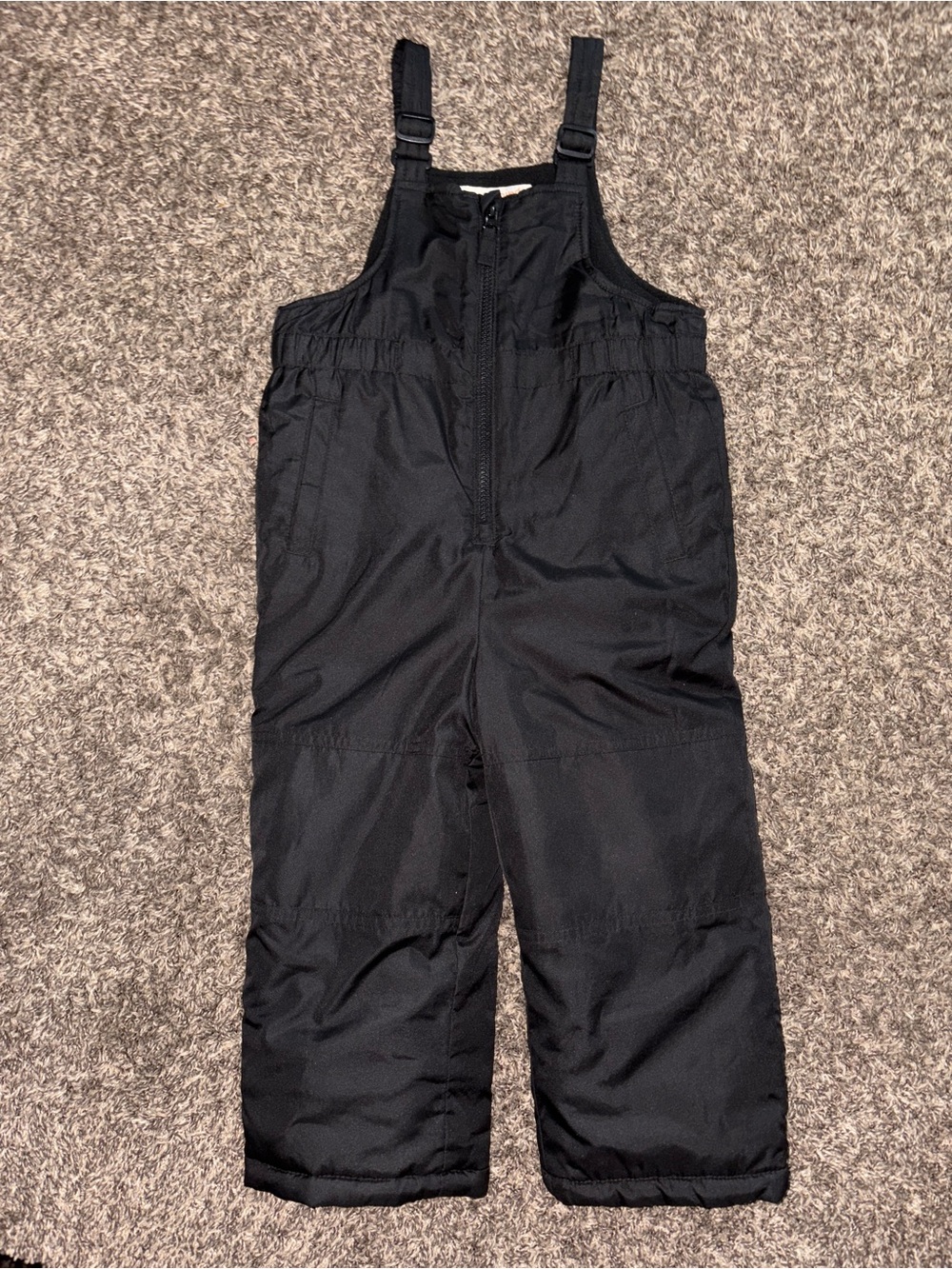 Jumping beans Black Kids Snow Bib Overalls , Size 3T